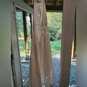 Hunter and brown linen dress! Worn once